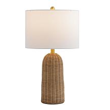 Safavieh Anto Natural Rattan Table Lamp 14" x 14" x 25.5"