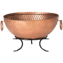 Safavieh Bangkok Fire Pit with Grate and Poker