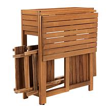 Safavieh Barley Flower Shelf 3-piece Bistro Set