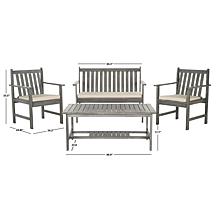 Safavieh Burbank 4-Piece Outdoor Set