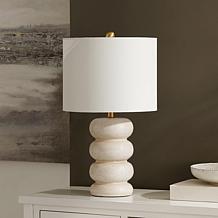 Safavieh Coco Cream Ceramic Table Lamp 13" x 13" x 22"