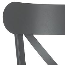 Safavieh Core Cross Back Chair, 2-pack, 17.3" x 19.7" x 33.4"