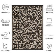 Safavieh Courtyard Gillian 4' x 5'7" Rug