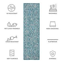 Safavieh Courtyard Owen 2'-3" X 8' Indoor/Outdoor Rug
