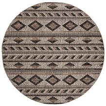 Safavieh Courtyard Theodore 6'-7" X 6'-7" Round Rug