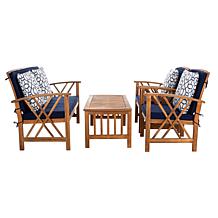 Safavieh Fontana 4-piece Outdoor Living Set