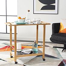 Safavieh Gaelle 2 Tier Bar Cart with Handle