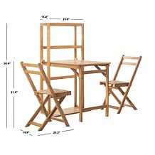 Safavieh Griffen 3-piece Balcony Dining Cabinet Set