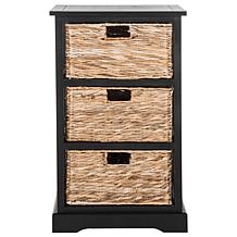 Safavieh Halle 3 Wicker Basket Storage Side Table