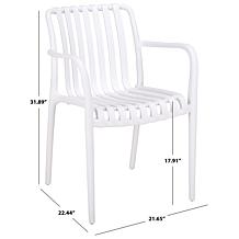Safavieh Holly Dining Armchair 2-pack in Yellow