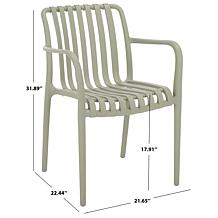 Safavieh Holly Dining Armchair 2-pack in Yellow