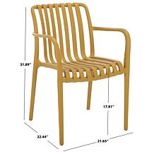 Safavieh Holly Dining Armchair 2-pack in Yellow
