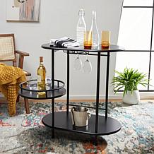 Safavieh Iva 3-Tier Swivel Bar Table