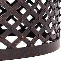 Safavieh Jamaica Fire Pit with Screen, Grate and Poker