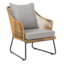 Safavieh Jensen 3-Piece Lounge Set - Brown, Grey