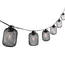 Safavieh Jepsen 10-Light Black Outdoor String Light 120"