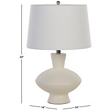 Safavieh Jola 23" Ceramic Table Lamp in Off White