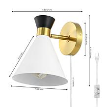 Safavieh Jordie 8.25" Multi Iron Wall Sconce