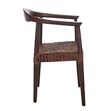 Safavieh Juneau Leather Woven Accent Chair