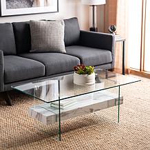 Safavieh Kayley Modern Rectangular Glass Coffee Table