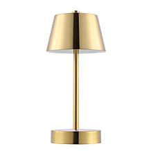 Safavieh Laita Rechargeable LED Table Lamp, Nickel, 11"H