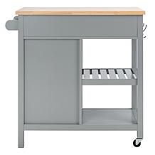 Safavieh Locklyn 1-Door 2-Drawer 2-Shelf Kitchen Cart
