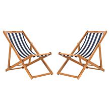 Safavieh Loren Set of 2 Foldable Sling Chairs