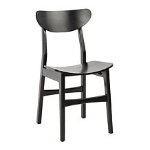 Safavieh Lucca Retro Black Dining Chair 2-pack