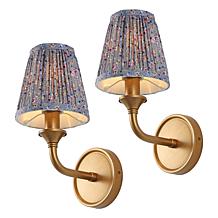 Safavieh Maicie 2-piece Orange/Gold Wall Sconce Set