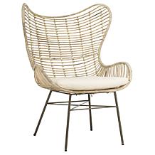 Safavieh Malia Rattan Wingback Armchair