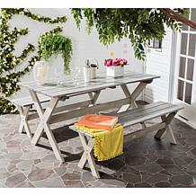 Safavieh Marina 3-piece Picnic Table Set