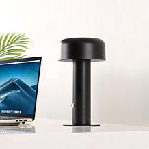 Safavieh Mayella Rechargeable LED Table Lamp, Black, 11"