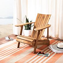 Safavieh Merlin Adirondack Chair with Retractable Footrest