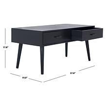 Safavieh Mozart Mid-Century 2-Drawer Coffee Table