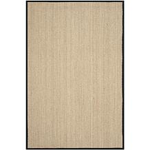 Safavieh Natural Fiber Casey 6' x 9' Seagrass Area Rug - Black  