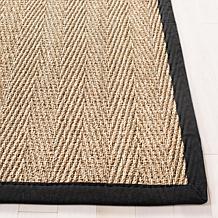 Safavieh Natural Fiber Casey 6' x 9' Seagrass Area Rug - Black  