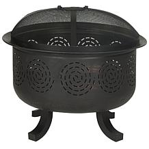 Safavieh Negril Fire Pit with Screen, Grate and Poker