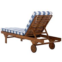 Safavieh Newport Lounge Chair in Yellow Stripe