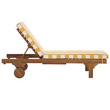 Safavieh Newport Lounge Chair in Yellow Stripe