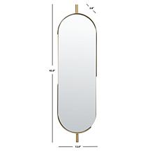 Safavieh Nicoli 12" Brass Accent Mirror