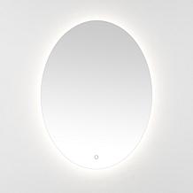 Safavieh Nolan 24" White Aluminum LED Mirror