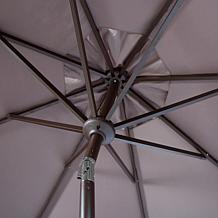 Safavieh Ortega 9' Auto Tilt Crank Umbrella