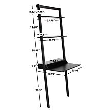 Safavieh Pamella 2-Shelf Leaning Desk