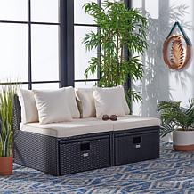 Safavieh Pramla Outdoor Sette with Ottoman