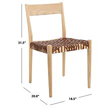Safavieh Pranit Dining Chair Brown