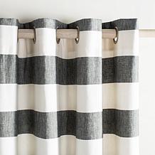 Safavieh Rafina Window Panel - Gray/White Stripe - 52" x 84"