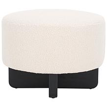 Safavieh Riah Boucle Round Ottoman