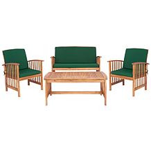 Safavieh Rocklin 4-piece Outdoor Living Set