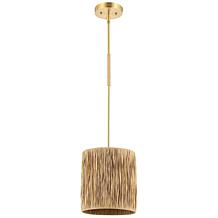 Safavieh Saija Natural and Gold Extendable Pendant Light