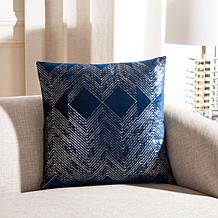 WynneHome 12x14 Velvet Embroidered Decorative Pillow - 20924991